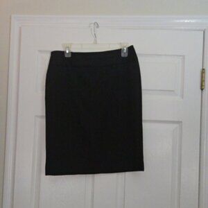Olive green knee length skirt
